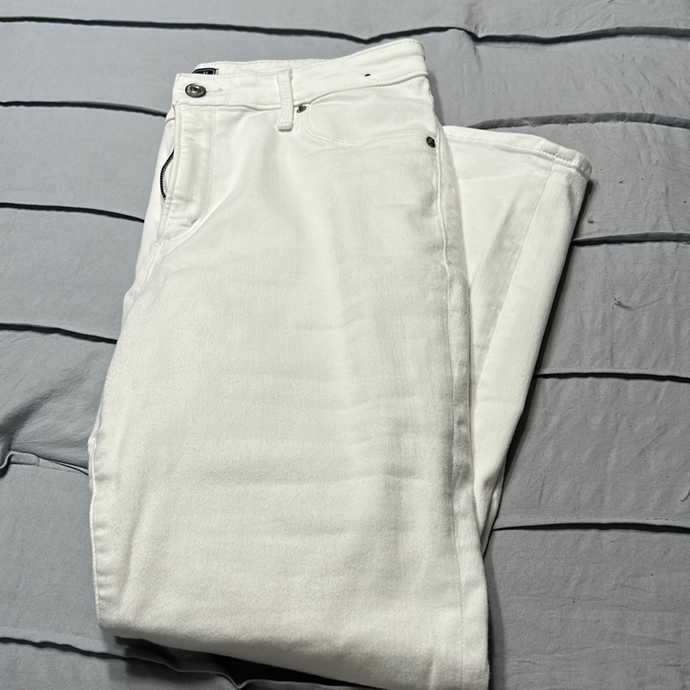 Abercrombie white jeans